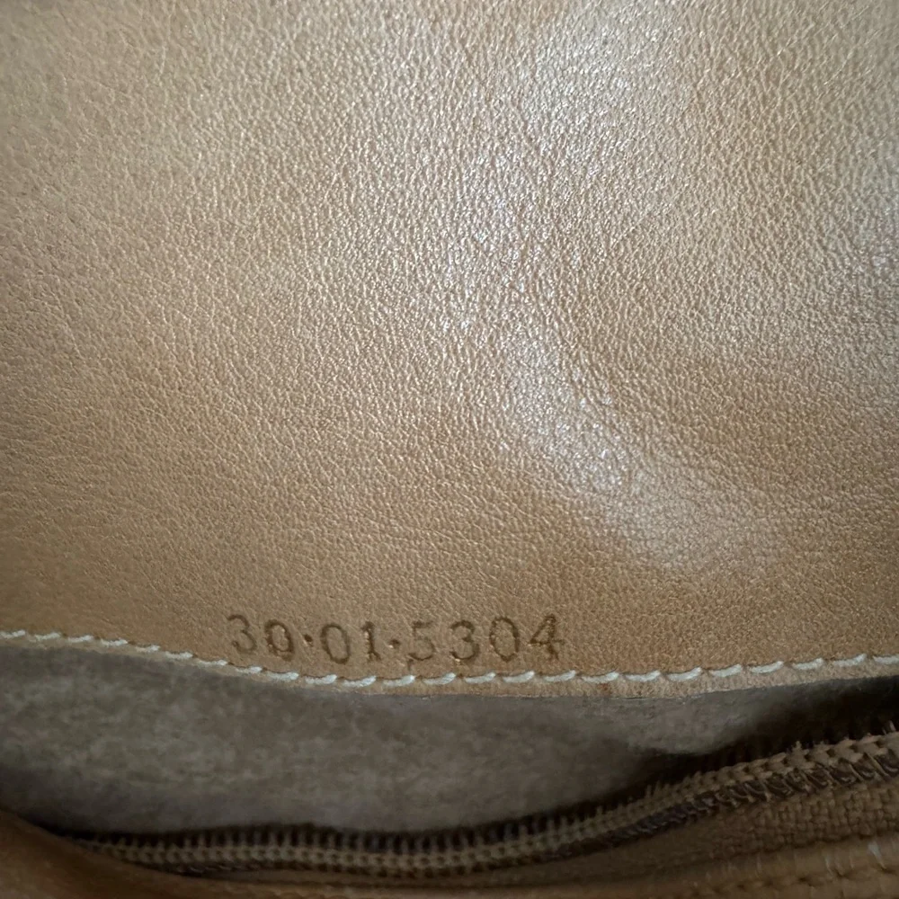 Gucci Micro Logo Beige and Taupe Handbag